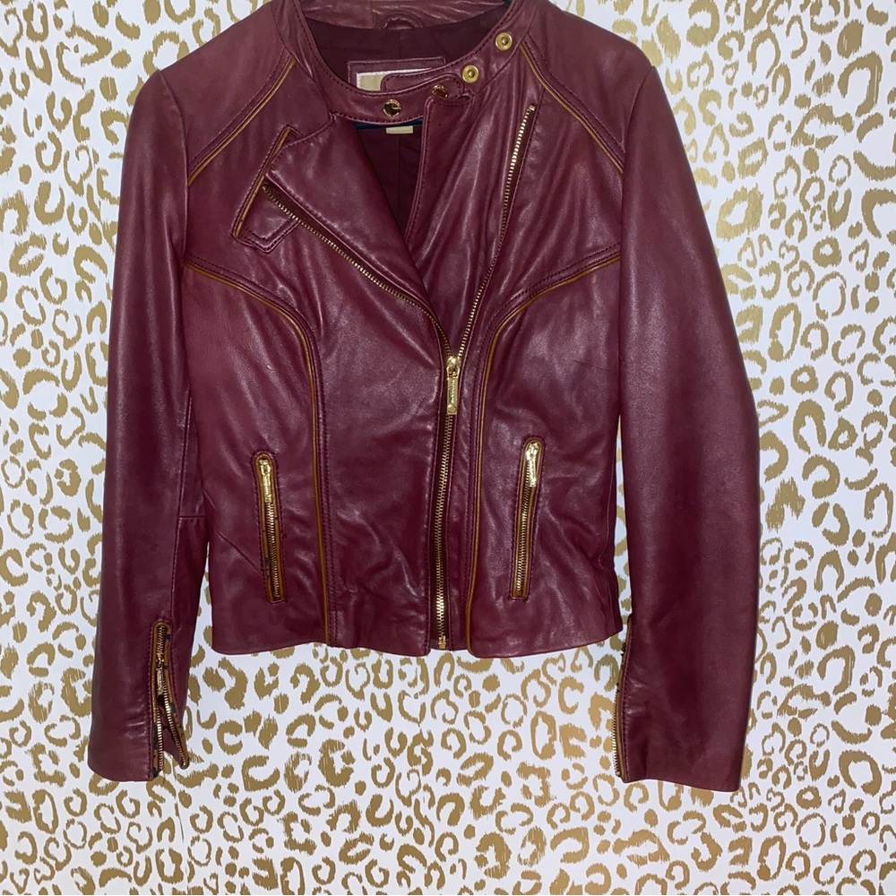 Michael Kors Leather Jacket